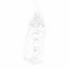 Rhinestone Fingerless Gloves for Brides Accessory Wedding Prom Party, White, Medium view 3