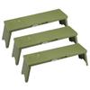 Iseto Picno I-569-3 Outdoor Table, Set of 3, Green, When Assembled: Approx. W 4.7 x D 16.4 x H 5.1 inches (12 x 41.7 x 13 cm), Pack of 3 view 1