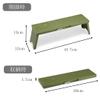 Iseto Picno I-569-3 Outdoor Table, Set of 3, Green, When Assembled: Approx. W 4.7 x D 16.4 x H 5.1 inches (12 x 41.7 x 13 cm), Pack of 3 view 3