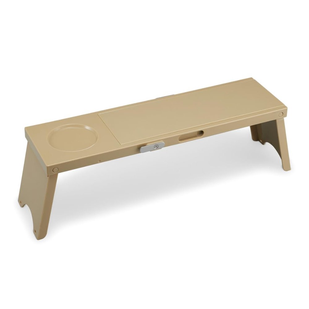 Iseto I-569-1 Picno Outdoor Table, Set of 1, Khaki, When Assembled: Approx. W 4.7 x D 16.4 x H 5.1 inches (12 x 41.7 x 13 cm)