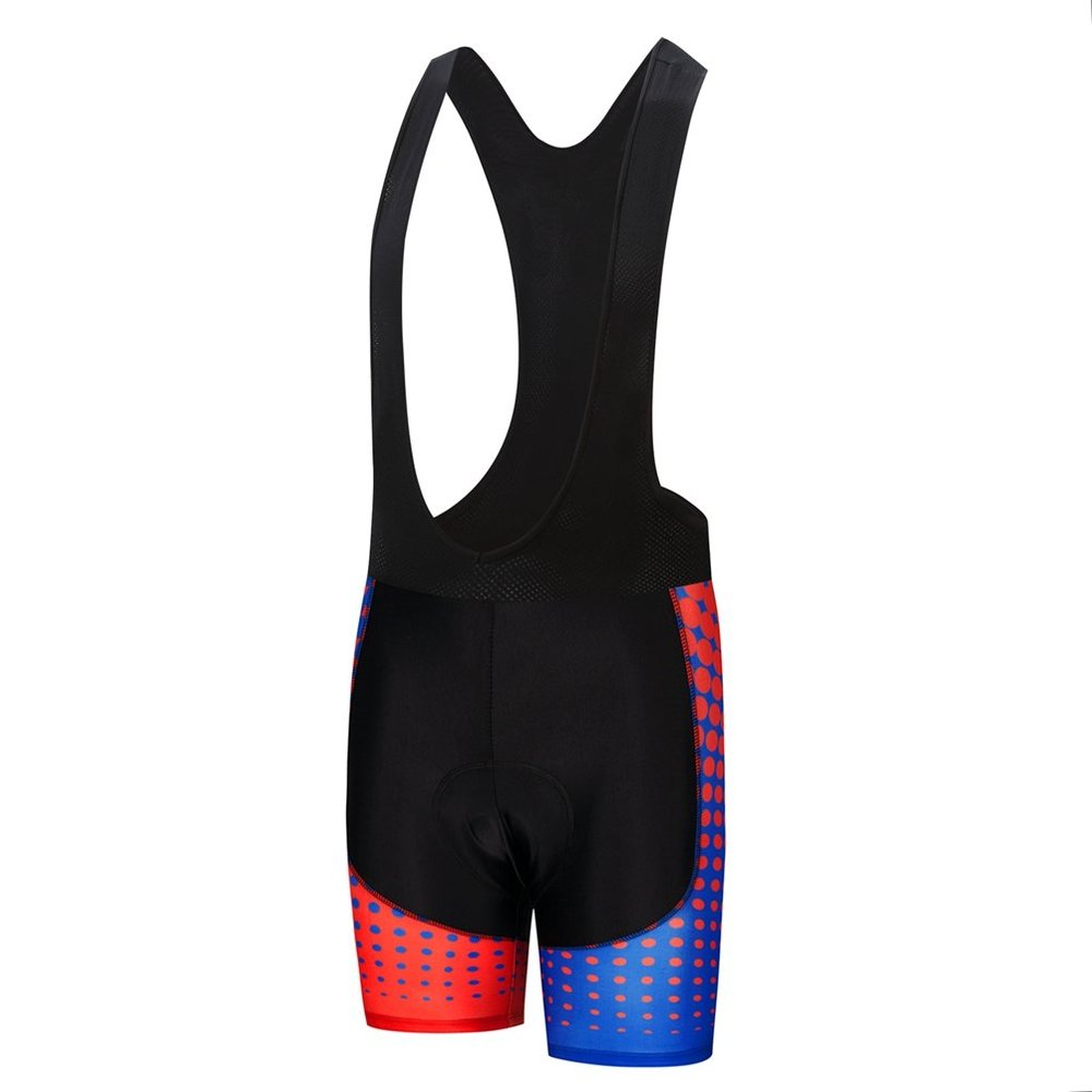 Uriah Men's Bicycle Bib Shorts Black Gel Padded Tights France Tower Size XXXL(CN)