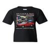 Ford Mustang Classics Youth T-Shirt Muscle Car Untamed American Spirit Kids Tee Black Medium view 1