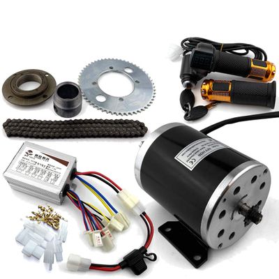 500W Motorcycle Motor Kit Use 25H Chain Drive High Speed Scooter Replacement Karting Conversion kit (24V Twist kit)