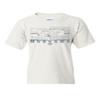 Ford Mustang Honeycomb Grille Youth T-Shirt Legendary American Muscle Kids Tee White Small view 1