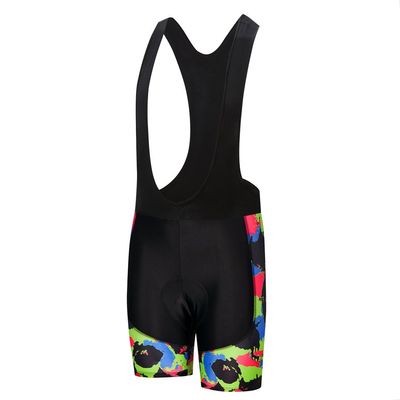 Uriah Men's Bicycle Bib Shorts Black Gel Padded Tights Green Black Size 5XL(CN)