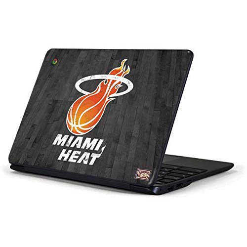 Skinit Decal Laptop Skin Compatible with Samsung Chromebook 3 11.6in 500c13-k01 - Officially Licensed NBA Miami Heat Hardwood Classics Design