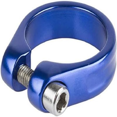 M-Wave Unisex's Clampy Seat Clamp, Blue anodised