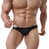 BRAVE PERSON 56 Men's Surf Swim Shorts Beach Briefs, Fashion Bikini Sexy Low Waist (S / 26-29, Black) view 4