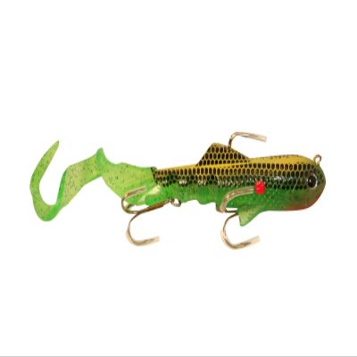 VEXAN Super-D Swimbait Realistic Soft Plastic Fishing Lures for Freshwater Large Size Fish Like Musky, Pike and More Versatile and Durable Swim Bait 4.7oz 9" (14" w/Tail) (Flowage Martian)