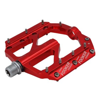 FOOKER Bike Pedals Non-Slip Aluminum Alloy MTB Mountain Bike Pedals 3 Bearing 9/16" for Road BMX MTB Fixie Bikes