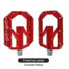 FOOKER Bike Pedals Non-Slip Aluminum Alloy MTB Mountain Bike Pedals 3 Bearing 9/16" for Road BMX MTB Fixie Bikes view 3