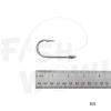 Qty 100 Fishing 6X Strong Siwash Nickel Hooks Size 8/0 Open Eye Hi-Carbon Steel Hook Long Cut Point view 2