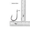 20pcs Swordfish Hook Size 11/0 Stainless Steel Tuna Hooks Big Game Southern Sharp Hook view 2