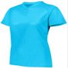 Augusta Sportswear Womens Attain Two-Button Jersey S Power Blue