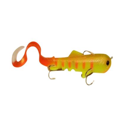 Super-D Swimbait - Realistic Fishing Lures for Bass, Musky, Walleye, Crappie, and More - Fishing Gifts for Men - 4.7oz 9" (14" w/Tail) Swim Baits, Bass Lures (Miller Perch)