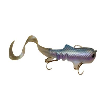 Super-D Swimbait - Realistic Fishing Lures for Bass, Musky, Walleye, Crappie, and More - Fishing Gifts for Men - 4.7oz 9" (14" w/Tail) Swim Baits, Bass Lures (Polar Ice Cisco)