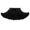 MizHome Girls Fluffy Tulle Pleated Tutu Skirt Princess Ballet Dance Dress Tiered Black M view 1