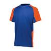 Augusta Sportswear Boys Cutter Jesey Royal/Orange view 1