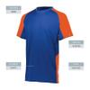 Augusta Sportswear Boys Cutter Jesey Royal/Orange view 4