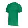 Augusta Sportswear Attain Wicking Two-Button Baseball Jersey Kelly XL view 1