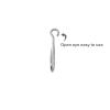 Qty 100 Fishing 6X Strong Siwash Nickel Hooks Size 7/0 Open Eye Hi-Carbon Steel Hook Long Cut Point view 2