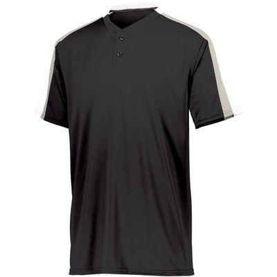 Augusta Sportswear Boys Power Plus Jersey 2.0 S Black/White/Silver Grey