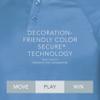 Augusta Sportswear Youth Attain Wicking Two-Button Baseball Jersey Columbia Blue XS view 2