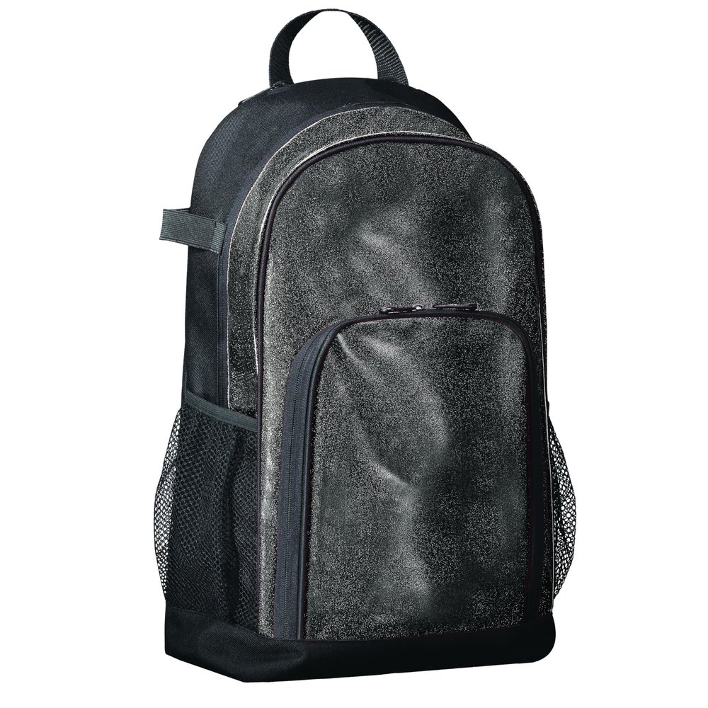 Augusta Sportswear All Out Glitter Backpack Black Glitter/Black OS