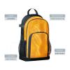 Augusta Sportswear All Out Glitter Backpack Gold Glitter/Black OS view 2