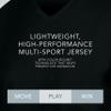 Augusta Sportswear Womens Cutter Softball Jersey, Black/White S view 4