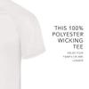 Augusta Sportswear Attain Wicking Two-Button Baseball Jersey White 5XL view 2