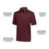 Augusta Sportswear Vital Polo, Maroon, L view 4