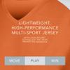 Girls Cutter Jersey Orange/White M view 4