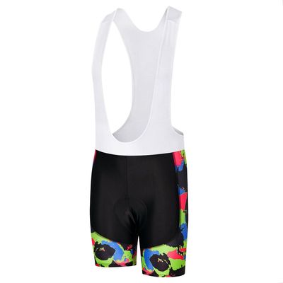 Uriah Men's Bicycle Bib Shorts White Gel Padded Tights Green Black Size XXXL(CN)
