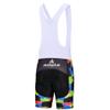 Uriah Men's Bicycle Bib Shorts White Gel Padded Tights Green Black Size XXXL(CN) view 2