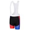 Uriah Men's Bicycle Bib Shorts White Gel Padded Tights France Tower Size M(CN) view 1