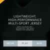 Augusta Sportswear Womens Cutter Softball Jersey, Black/Gold M view 4