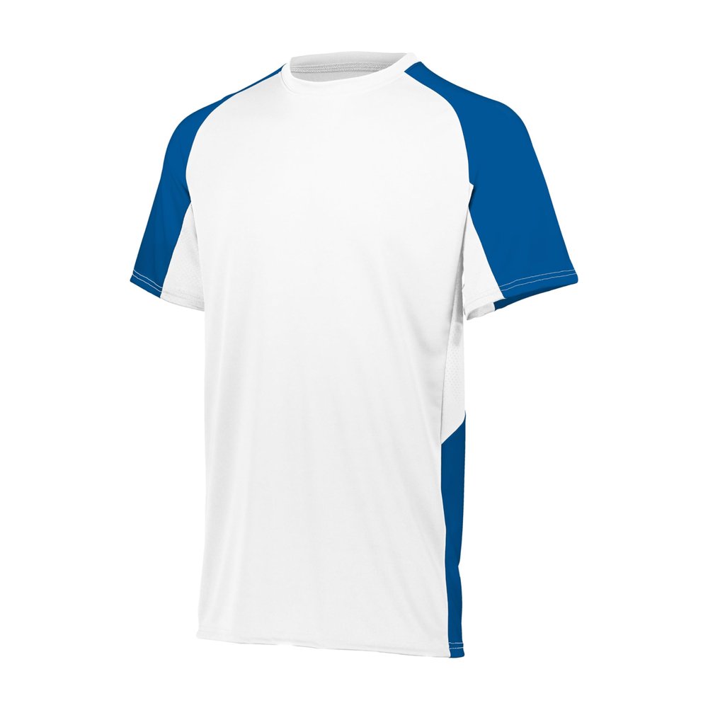 Augusta Sportswear Boys Cutter Jesey White/Navy