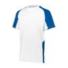Augusta Sportswear Boys Cutter Jesey White/Navy view 1