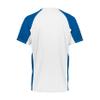 Augusta Sportswear Boys Cutter Jesey White/Navy view 2