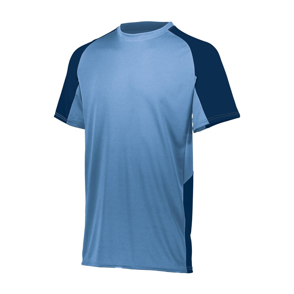 Augusta Sportswear Boys Cutter Jesey Columbia/Navy