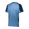 Augusta Sportswear Boys Cutter Jesey Columbia/Navy view 1