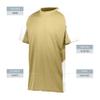 Augusta Sportswear Boys Cutter Jesey Vegas Gold/White view 4