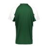 Augusta Sportswear Boys Cutter Jesey Dark Green/White view 2