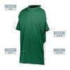 Augusta Sportswear Boys Cutter Jesey Dark Green/White view 3