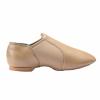 Dynadans Leather Upper Slip-on Jazz Dance Shoe for Women Men's Dance Shoes Brown 7.5M view 4