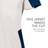 Augusta Sportswear Womens Cutter Softball Jersey, White/Navy 2XL view 3