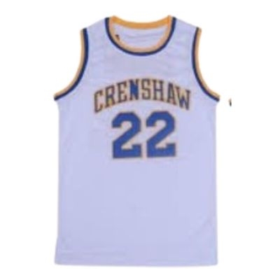 Crenshaw Jersey Monica Wright Love Basketball Stitch Sewn XS-2XL (40) White