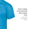 Augusta Sportswear Attain Wicking Two-Button Baseball Jersey Power Blue S view 2