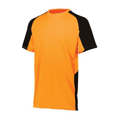 Augusta Sportswear Boys 1518 Shirts, Power Orange/Black, X-Small US